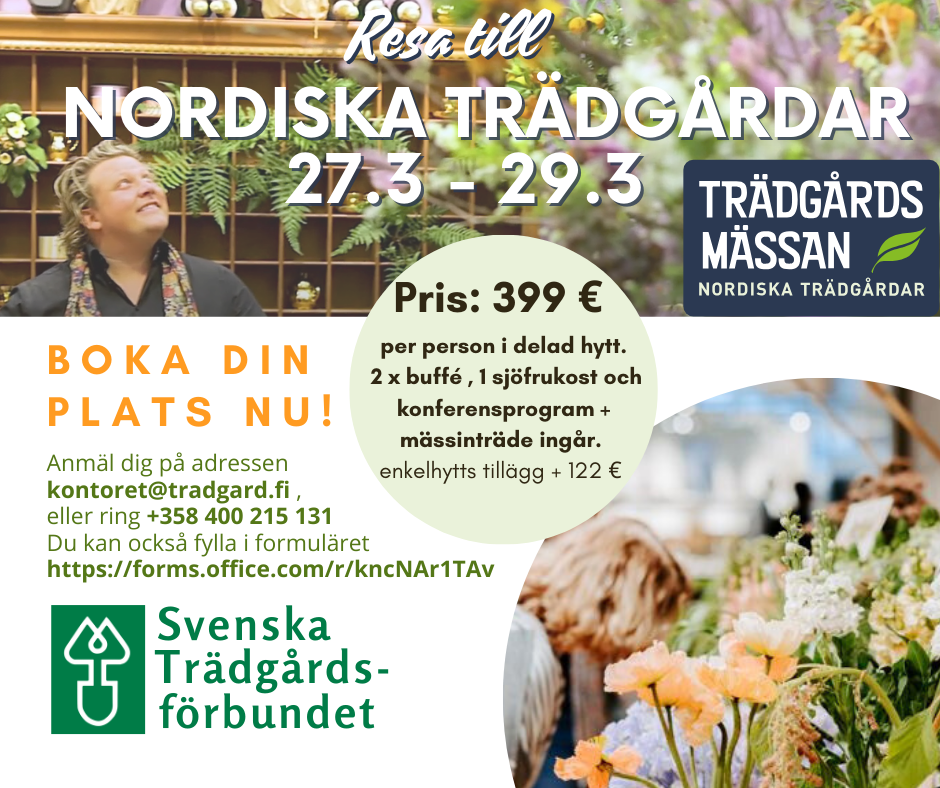 Nordiska Trädgårdar Facebook inlägg